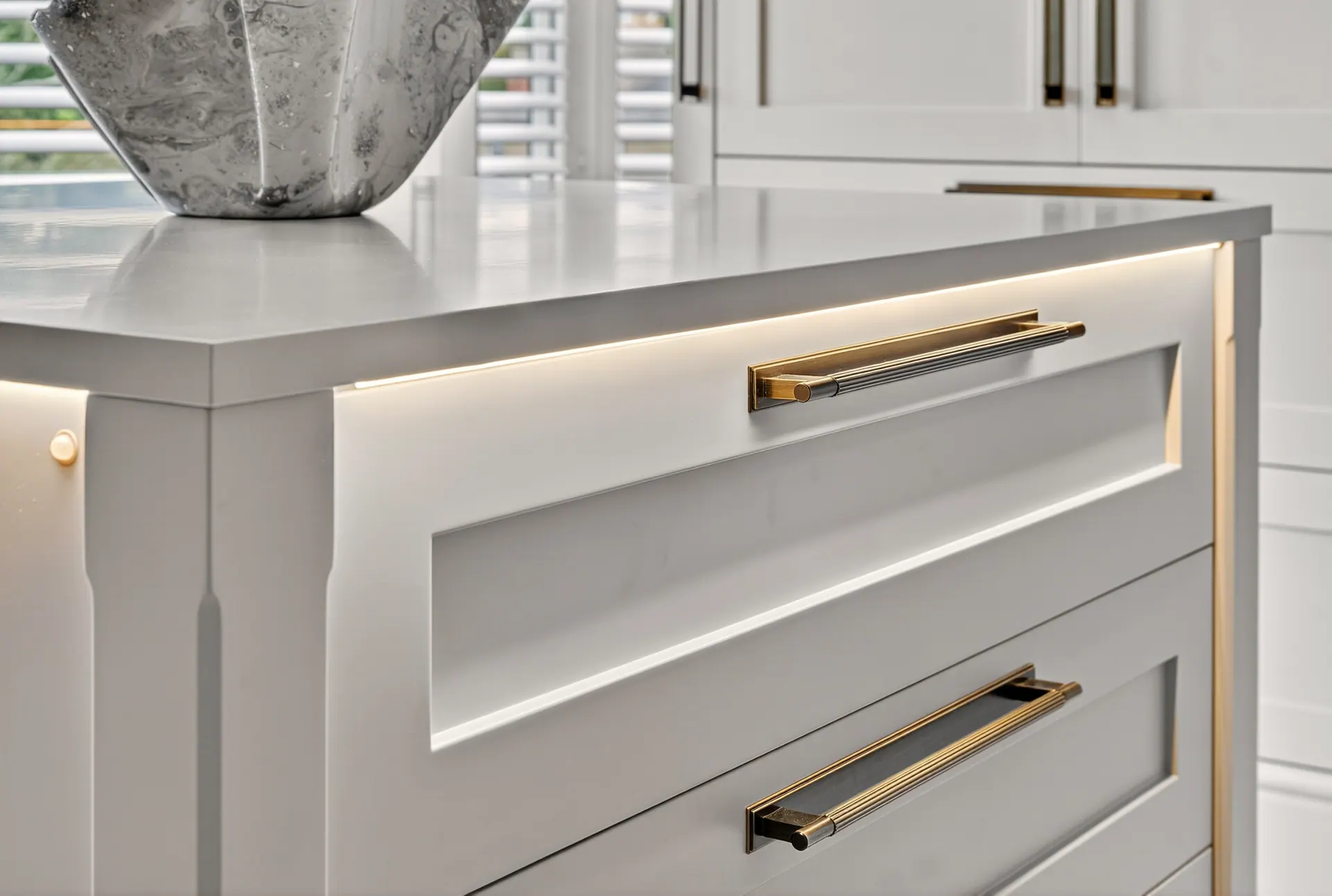 Hand-finished cabinetry by Charles Vivian