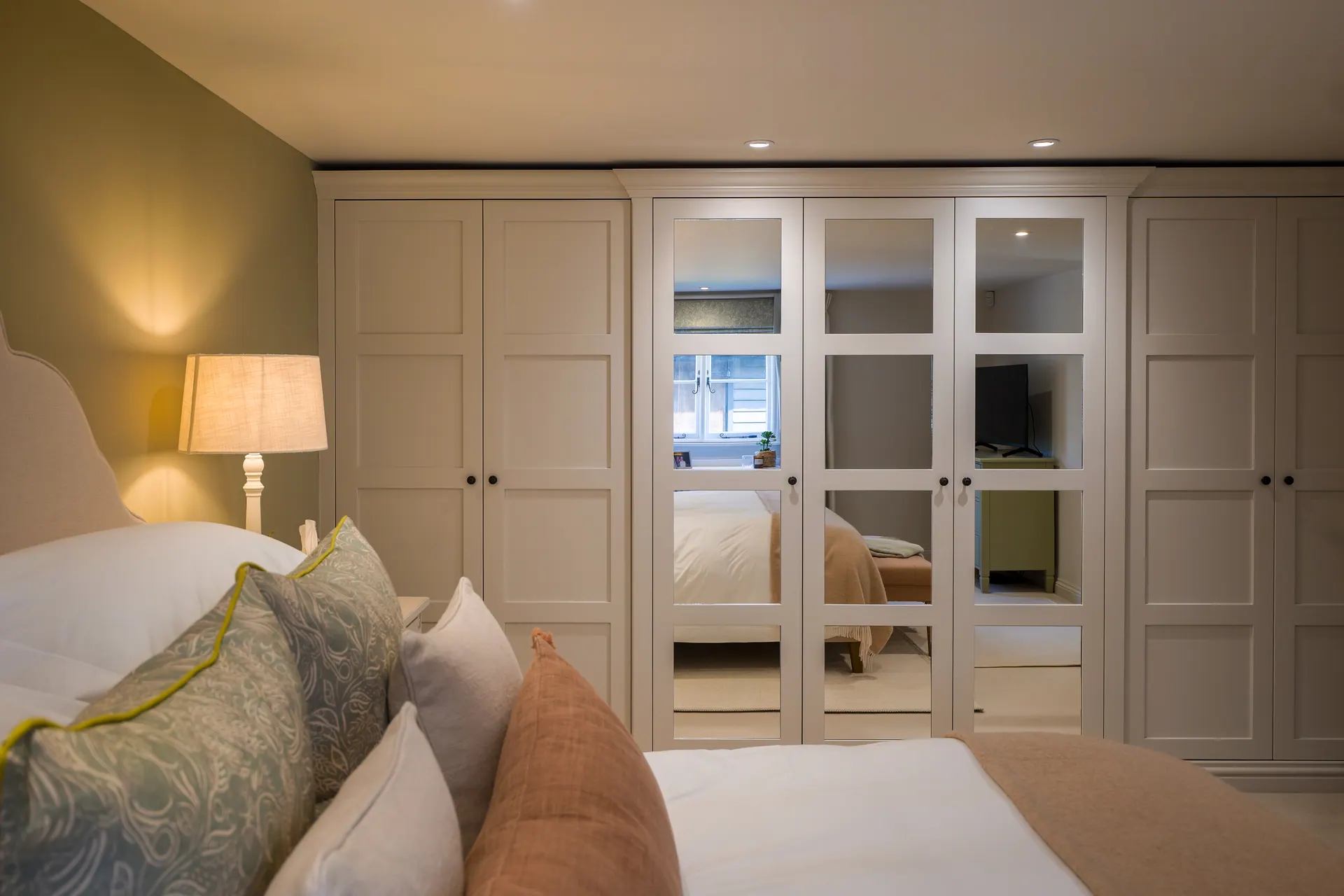 Fitted wardrobes with mirrored doors, Little Dunmow