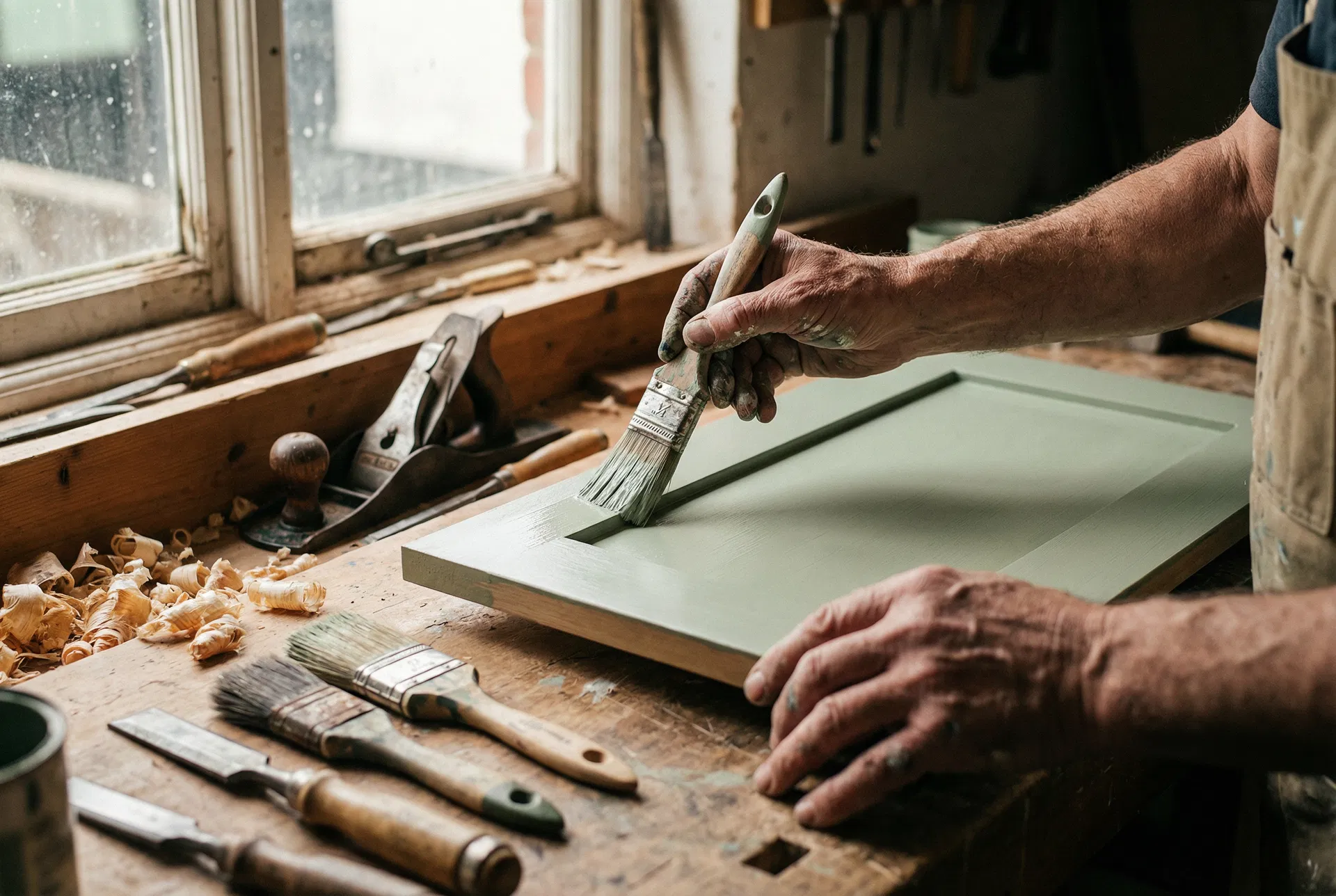 Craftsmanship detail — Charles Vivian workshop